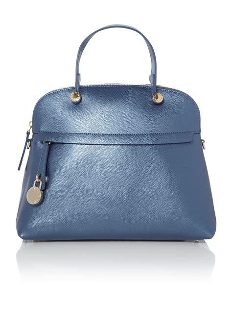 furla blue handbag